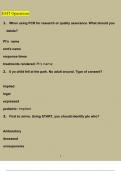 FISDAP Operations EMT Exam &lpar;20232024&rpar; Questions and Answers Latest &lpar;Verified Answers&rpar;