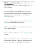 CCNA Practice Final Exam 1 Questions and Answers &lpar;Verified Answers&rpar; 2023&period;docx