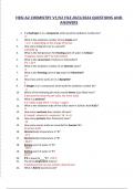 HESI A2 CHEMISTRY V1/V2 FILE 2023/2024 QUESTIONS AND  ANSWERS