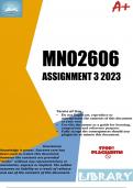 MNO2606 Assignment 3 (DETAILED ANSWERS) 2023 - DUE 7 September 2023