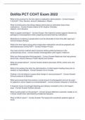 DaVita PCT CCHT Exam 2022