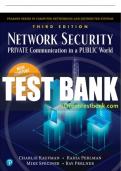 Test Bank For Network Security&colon; Private Communications in a Public World 3rd Edition All Chapters - 9780136643524