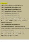 HESI A2 READING COMPREHENSION PASSAGES &lpar;20232024&rpar; FOR V1 & V2 Questions and Answers Latest &lpar;2023 &sol; 2024&rpar; &lpar;Verified Answers&rpar;