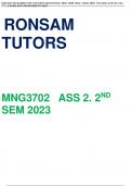 MNG3702 assignment 2, 2nd sem 2023: Best solutions for best mark. watsap 0813812880