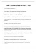 Rudd & Kocisko Pediatric Nursing ch 7 &comma;2023