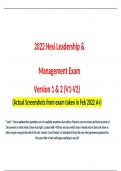2022/2023 Hesi Leadership &Management Exam Version 1 & 2 (V1-V2)(Actual Screenshots from Exam taken in 2022 A+)