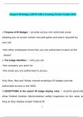 Airport ID Badges &lbrack;DFW SIDA Training Pocket Guide&rsqb; 2022