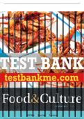 Test Bank For Food and Culture - 7th - 2017 All Chapters - 9781305628052