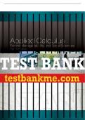 Test Bank For Applied Calculus for the Managerial, Life, and Social Sciences - 10th - 2017 All Chapters - 9781305657861