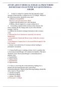 ATI RN ADULT MEDICAL SURGICAL PROCTORED 2019 RETAKE EXAM WITH NGN QUESTIONS&sol;A&plus; GRADE