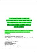 Answers Test Bank For Microbiology Fundamentals A Clinical Approach 4th Edition by Marjorie Kelly Cowan
