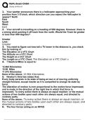 RePL Exam CASA 2023 Questions and Answers GRADED A&plus;