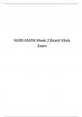NURS 6565N Week 2 Quiz, Walden University
