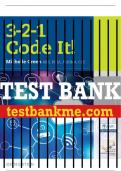 Test Bank For 3-2-1 Code It! - 6th - 2018 All Chapters - 9781305970236