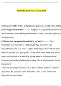 Turf &lpar;3b&rpar;&colon; Turf Pest Management - Test Your Knowledge 2023
