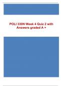 POLI 330N Week 4 Quiz 2 with Answers graded A +