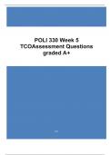POLI 330 Week 5 TCO Assessment Questions graded A+