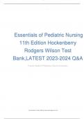  Essentials of 11th Edition Hockenberry Rodgers Wilson Test Bank&comma;LATEST 2023-2024 Q&A 