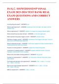 IN ALC, MARKSMANSHIP FINAL EXAM 2023-2024 TEST BANK REAL EXAM QUESTIONS AND CORRECT ANSWERS