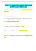 ARRT Ethics and Standards Questions  and Answers 100&percnt; Pass