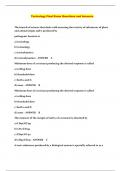 Toxicology Final Exam Questions and Answers