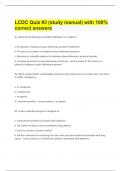 LCDC Quiz #3 (study manual) with 100% correct answers