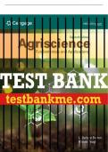 Test Bank For Agriscience Fundamentals & Applications&comma; 7th Student Edition - 7th - 2024 All Chapters - 9780357875575