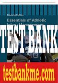 Test Bank For Essentials of Athletic Injury Management, 11th Edition All Chapters - 9781259912474