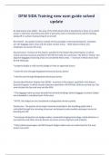 DFW SIDA Training new eam guide solved update