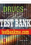 Test Bank For Drugs in American Society&comma; 11th Edition All Chapters - 9781264299782