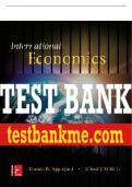 Test Bank For International Economics&comma; 9th Edition All Chapters - 9781259290626