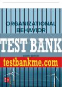 Test Bank For Organizational Behavior&colon; Improving Performance and Commitment in the Workplace&comma; 8th Edition All Chapters - 9781264124350