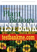 Test Bank For Stern's Introductory Plant Biology, 15th Edition All Chapters - 9781260240832