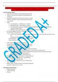 NUR2474 Pharmacology for Professional Nursing &ndash; Examination Blue Print &ndash; Exam 1 2023 HIGHSCORE RATED AND GRADED GRADE A&plus;