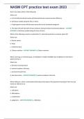NASM CPT practice test exam 2023&period;docx
