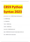 C859 Python  Syntax 2023
