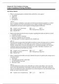 Complete Test Bank Foundations and Adult Health Nursing 9th Edition Cooper Questions & Answers with rationales &lpar;Chapter 1-58&rpar;Complete