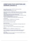 AIRMETHODS PCG'S QUESTIONS AND ANSWERS &lpar;GRADED A&rpar;