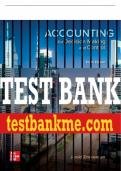 Test Bank For Accounting for Decision Making and Control, 10th Edition All Chapters - 9781259969492