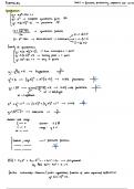 Mathematical methods unit 1 summary and formula sheet
