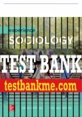 Test Bank For Experience Sociology 4&sol;e&comma; 4th Edition All Chapters - 9781259702730