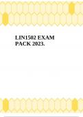 LIN1502 EXAM PACK 2023.