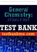 Test Bank For Chemistry Atoms First - 1st - 2018 All Chapters - 9781337612296