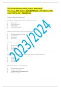 TEST BANK Understanding Human Anatomy &  Physiology 10Th Edition 2023 EXAM UPDATED 100&percnt; RATED PASS&excl;&excl;&excl;WITH 250&plus; QUESTIONS