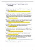 HESI RN EXIT EXAM V1&comma; V2&comma; V3&comma; V4&comma; V5&comma; V6&comma; V7 LATEST 2023&sol; 2024 Graded A&plus;