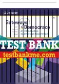 Test Bank For Gateways to Democracy: An Introduction to American Government - 5th - 2022 All Chapters - 9780357459218