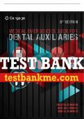 Test Bank For Medical Emergencies Guide For Dental Auxiliaries - 5th - 2022 All Chapters - 9780357456927