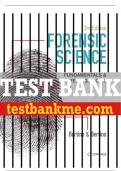Test Bank For Forensic Science: Fundamentals & Investigations - 3rd - 2021 All Chapters - 9780357124987