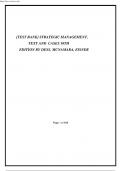 &lbrack;Test Bank&rsqb; Strategic Management&comma;&comma; Text and Cases 10th Edition by Dess&comma; McNamara&comma; Eisner&period;pdf