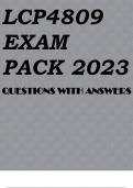 LCP4809 EXAM PACK 2023